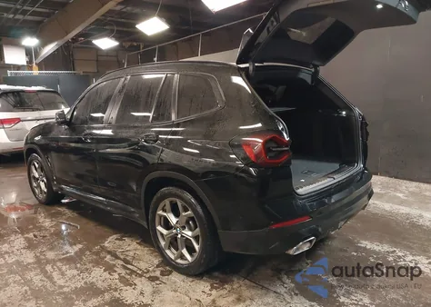 2024 BMW X3 xDrive30I из США, поврежденный, VIN 5UX53DP00R9W38590